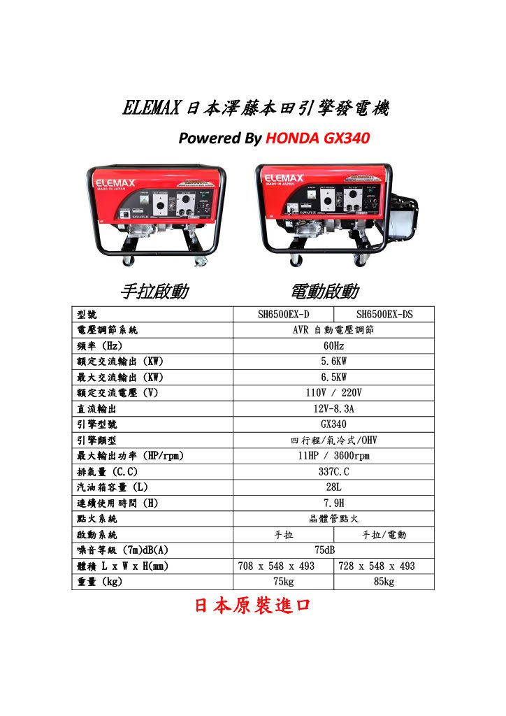 ELEMAX SH6500EX 發電機機規格圖表.jpg