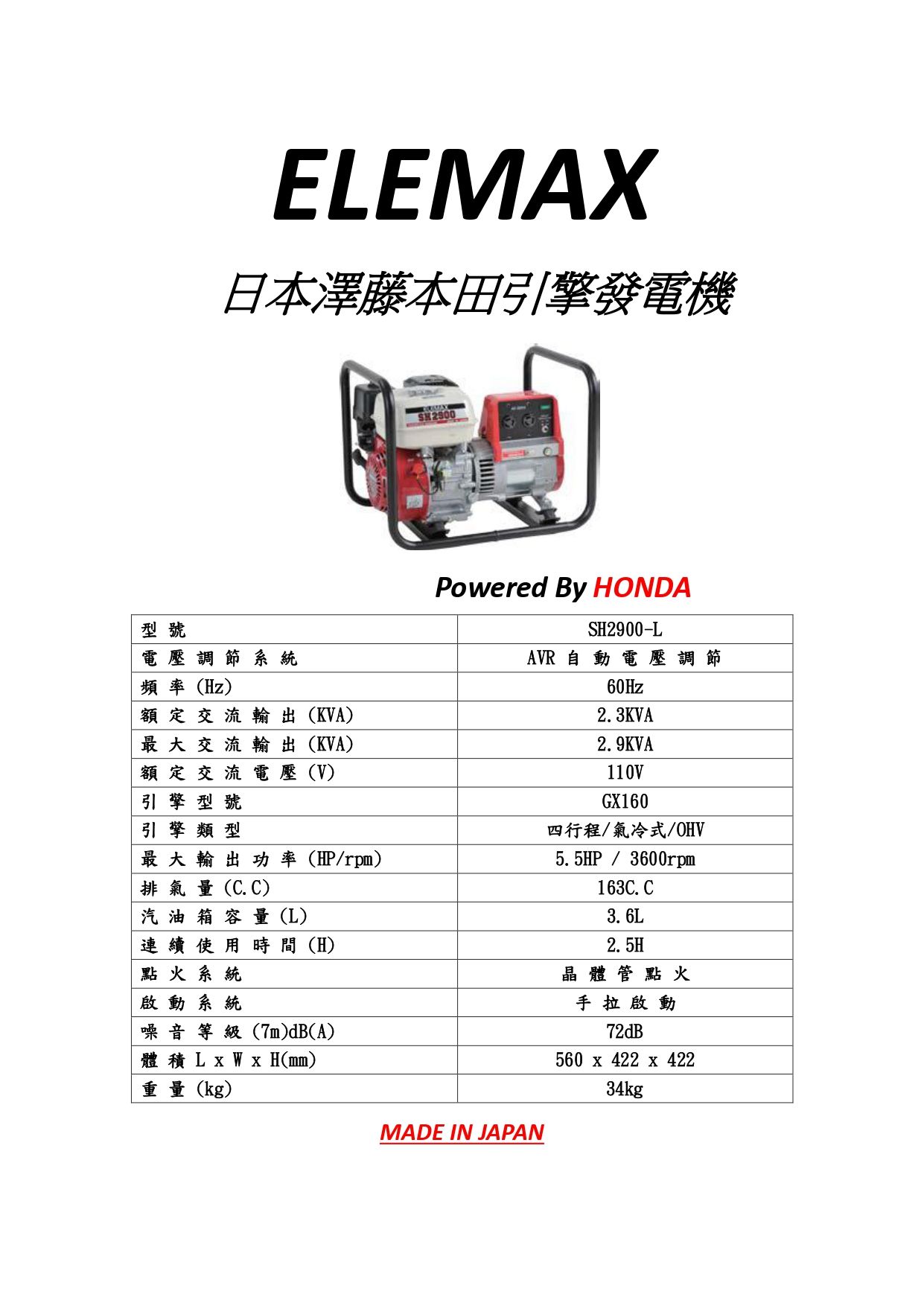 ELEMAX SH2900-L  發電機機規格圖表_page-0001.jpg